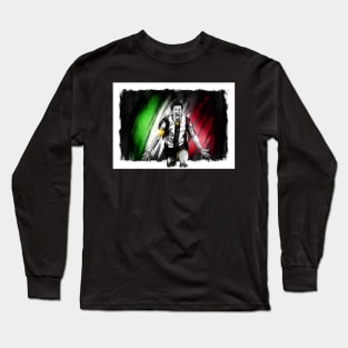 Alessandro Del Piero Juventus Serie A Football Artwork Long Sleeve T-Shirt